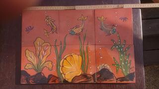  Kakel_med_fiskar 1950'S Vintage